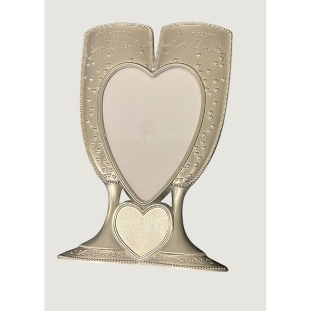 Things Remembered Picture Frame OS Silver Together Forever Heart